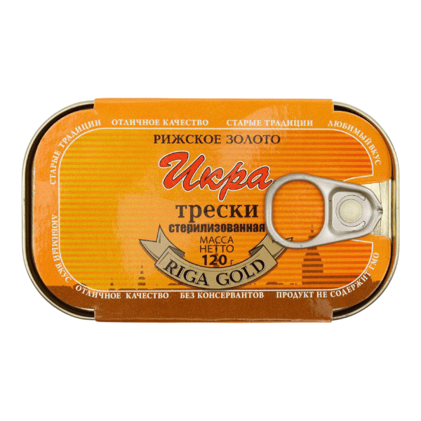 Фото Икра трески ж/б ключ 120 гр 