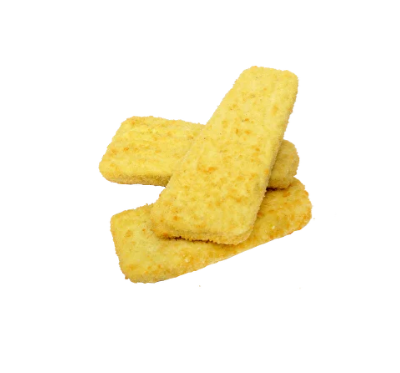 Фото Треугольники (рыбные порции из тресковых пород в панировке)