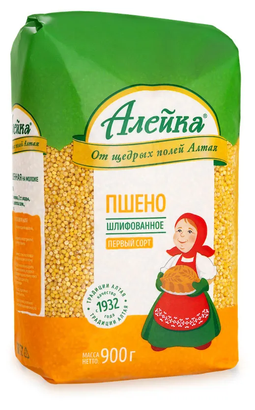 Фото Крупа Пшено 900 г Алейскзернопродукт