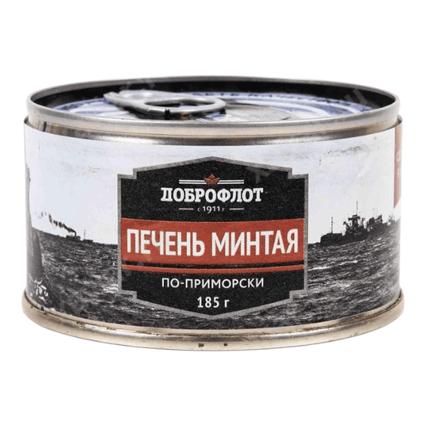 Фото Печень минтая по-приморски ж/б 