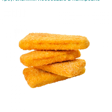 Фото Треугольники (лососевые рыбные порции в панировке)