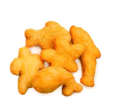 Фото Рыбные фигурки в панировке