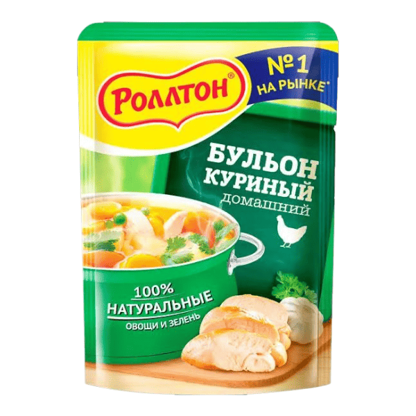 Фото Бульон домашний Роллтон куриный 90гр