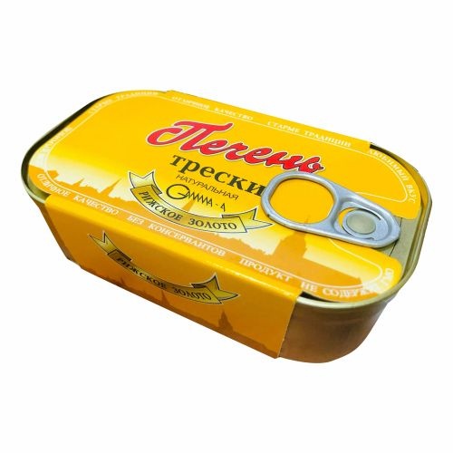 Фото Печень трески ж/б ключ. 115 г (Рижское золото)