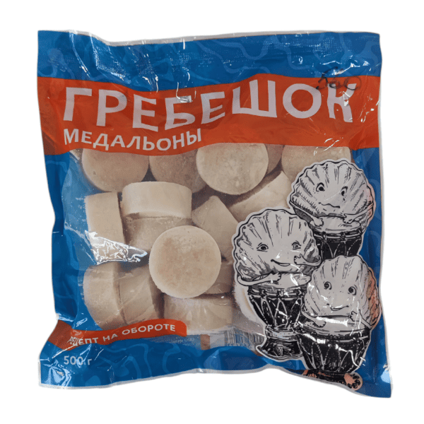 Фото Гребешок Медальоны 500 гр 