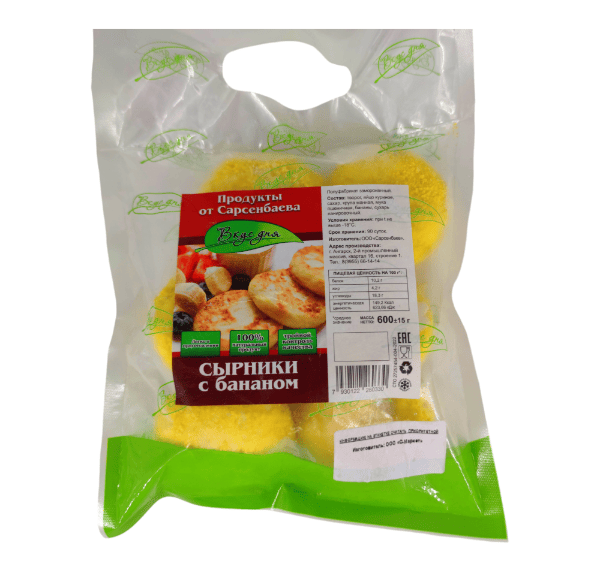 Фото Сырники с бананом 600 гр