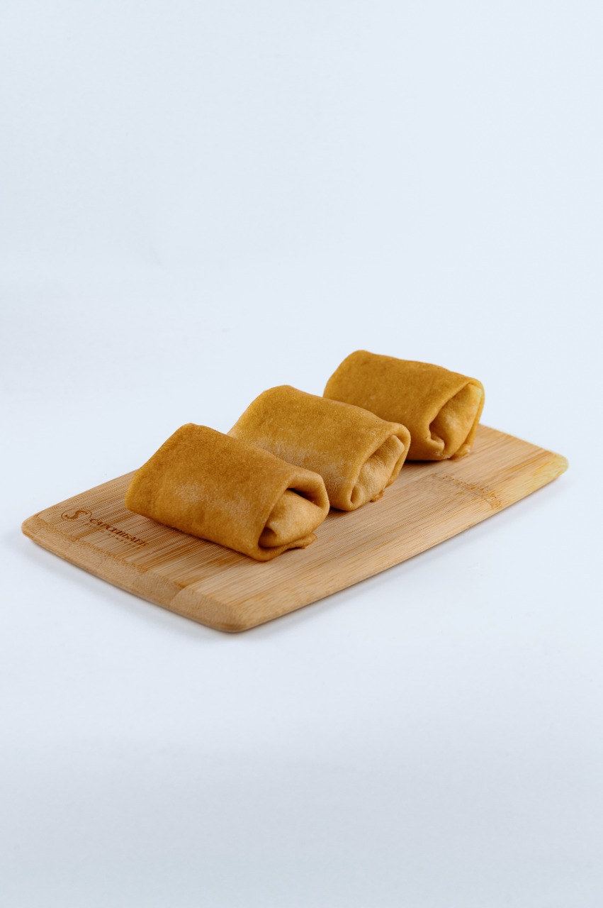 Фото Блинчики с клубничной начинкой  (1/480гр)