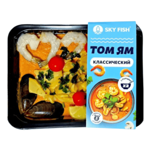 Фото Суп Том Ям классический (лоток 0.370кг) (SKY-FISH)